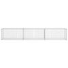 vidaXL Gabion med topp- og bunnlokk galvanisert stål 300x50x50 cm