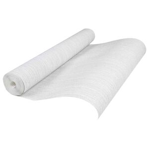 vidaXL 3D Solid Tapet Stripete Lysegr&aring; 10 x 0,53 m Non-Woven Stof