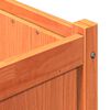 vidaXL Hageplantekasse voksbrun 90x50x70 cm heltre furu