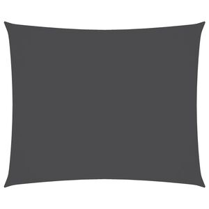 vidaXL Solseil oxfordstoff rektangul&aelig;r 4x5 m antrasitt