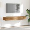 vidaXL TV-benker med LED-lys 2 stk artisan eik 60x35x15,5 cm
