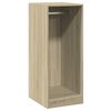 vidaXL Garderobe sonoma eik 48x41x102 cm konstruert tre