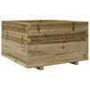 vidaXL Plantekasse 80x80x49,5 cm impregnert furu