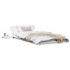 vidaXL Sengestamme Brun 75 x 190 cm tre