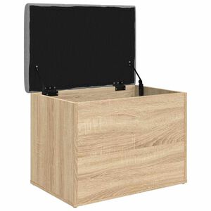 vidaXL Oppbevaringsbenk Sonoma eik 62x42x45 cm konstruert tre