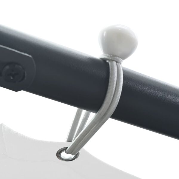 vidaXL Paviljong 3x3x2,6 m hvit 180 g/m²