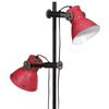 vidaXL Vegglampe 25 W m&oslash;rker&oslash;d 25x25x90/140 cm E27