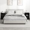 vidaXL Nattbord 2 stk svart 43x36x60 cm