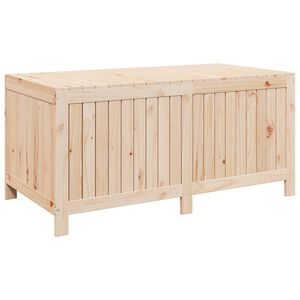 vidaXL Hage Lagringsboks 359 L Heltre furu 146,5 x 68 x 63 cm Naturlig