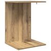 vidaXL Sidetabell Artisan Eik 45 x 40 x 62,5 cm Konstruert tre