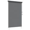vidaXL Rullegardin Lysegr&aring; 140 x 250 cm Stoff og Aluminium