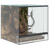 vidaXL Terrarium med lagring Gjennomsiktig 30 x 30 x 30 cm Glass