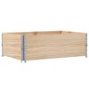 vidaXL Pallekarmer 2 stk 120x80 cm heltre furu