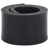 vidaXL Gummikant for sn&oslash;plog svart 120x8x1 cm