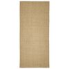 vidaXL Sisalteppe for klorestolpe 66x150 cm