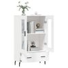 vidaXL Highboard hvit 69,5x31x115 cm konstruert tre