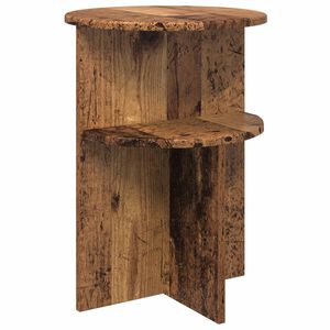 vidaXL Sidetabell Gammelt tre &Oslash; 39,5 x 55 cm Konstruert tre