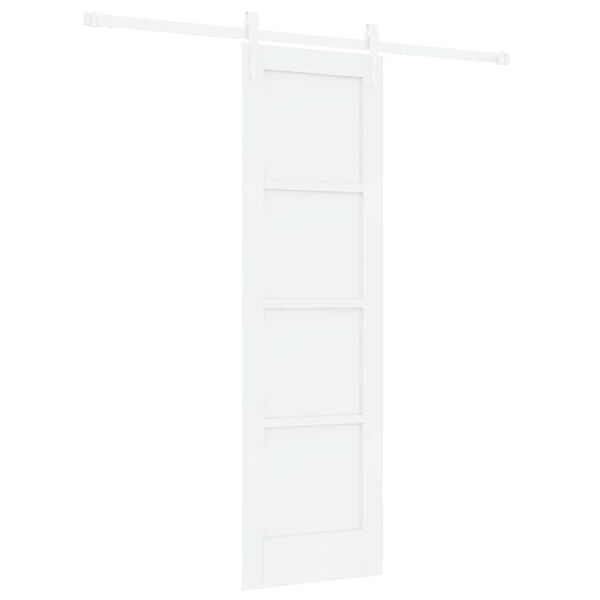 vidaXL Skyved&oslash;r ORKDAL Hvit 61 x 198,5 cm Massiv furu