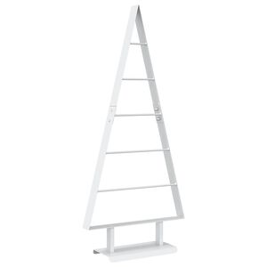 vidaXL Metall juletre KUOPIO 90 cm St&aring;l Hvit