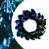 vidaXL Julekrans 24 LED-lys Flerfarget PVC