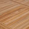 vidaXL 9-delers hagespisesett 200x100 cm heltre teak