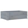 vidaXL Pallekarmer 2 stk gr&aring; 120x80 cm heltre furu