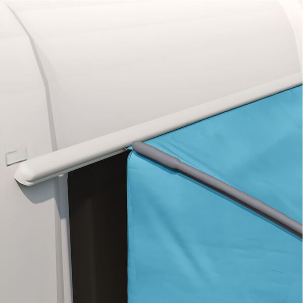 vidaXL Bakluketelt med tak Bl&aring; 194 x 180 x 210 cm taft