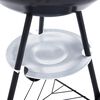 vidaXL B&aelig;rbar kulegrill XXL med hjul 44 cm