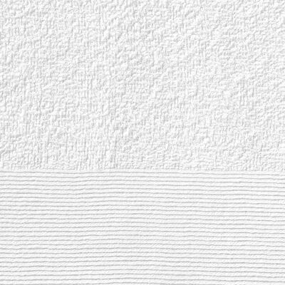 vidaXL Badehåndklær 10 stk bomull 350 g/m² 100x150 cm hvit