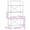 vidaXL Bokhylle Artisan Eik 80 x 30 x 146 cm Konstruert tre
