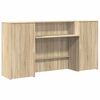 vidaXL Resepsjonspult sonoma eik 200x50x103,5 cm konstruert tre