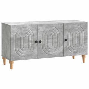 vidaXL TV-skap Betonggr&aring; 99 x 34,5 x 50 cm Konstruert tre