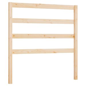 vidaXL Sengegavl 96x4x100 cm heltre furu