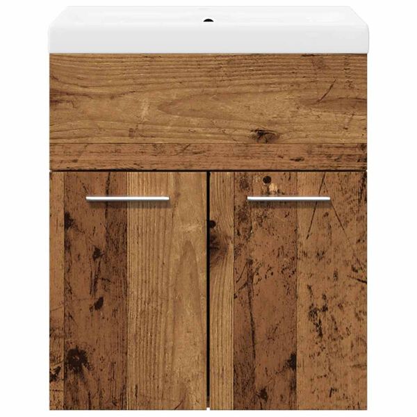 vidaXL Baderomsm&oslash;bler 2 deler gammelt tre konstruert tre