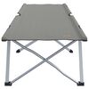 vidaXL Sammenleggbar camping seng 2 pcs Gr&aring; 194 x 62.5 x 42.5 cm