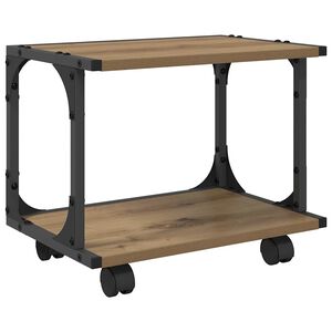 vidaXL Skiverstativ Artisan eik 41 x 28 x 33,5 cm Konstruert tre