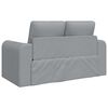 vidaXL Sammenleggbar Sofa seng Lysegr&aring; 148 x 71 x 83 cm stoff