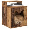 vidaXL Katt Hus Gammelt tre 42,5 x 40 x 53,5 cm Konstruert tre