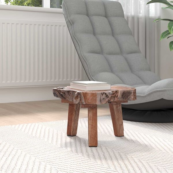 vidaXL Nattbord Brun 40 x 40 x 25 cm Massiv Reclaim Tre