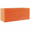 vidaXL Plantekasse voksbrun 110x40x45,5 cm heltre furu