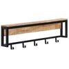 vidaXL Knaggrekke 87x10x27 cm heltre grovt mangotre
