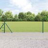 vidaXL Gjerdepåle grønn 10 x 0,4 m (25 mm mesh) Stål og PVC