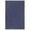 vidaXL Teppe rektangul&aelig;r marinebl&aring; 120x180 cm bomull