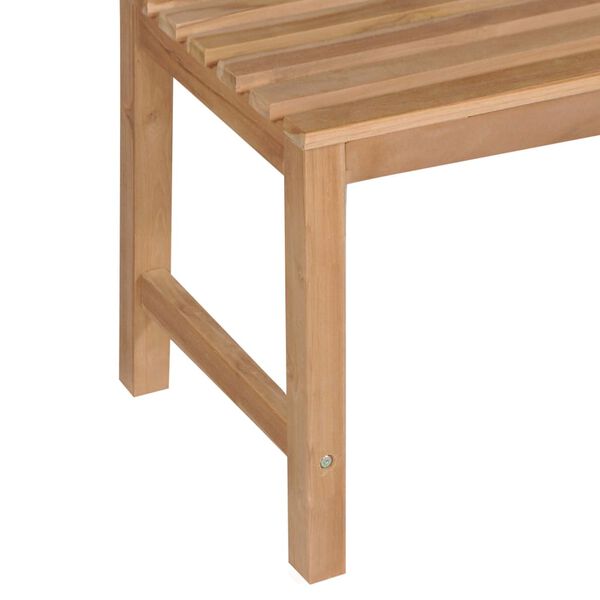 vidaXL Hagebenk 150 cm heltre teak