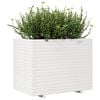 vidaXL Plantekasse hvit 90x60x72 cm heltre furu