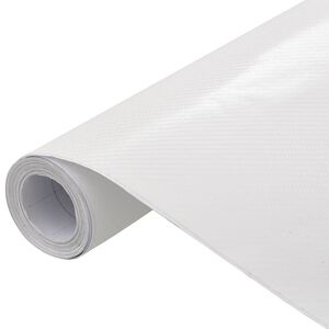 vidaXL Bilfolie 4D hvit 100x150 cm