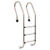 vidaXL Bassengstige 3 trinn rustfritt st&aring;l 340 120 cm