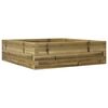 vidaXL Hageplantekasse 80x80x23 cm impregnert furu