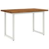 vidaXL Firkantet spisebord 120 x 70 x 75 cm Solid akasietre