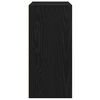 vidaXL Bokhylle svart eik 31x24x52 cm konstruert tre